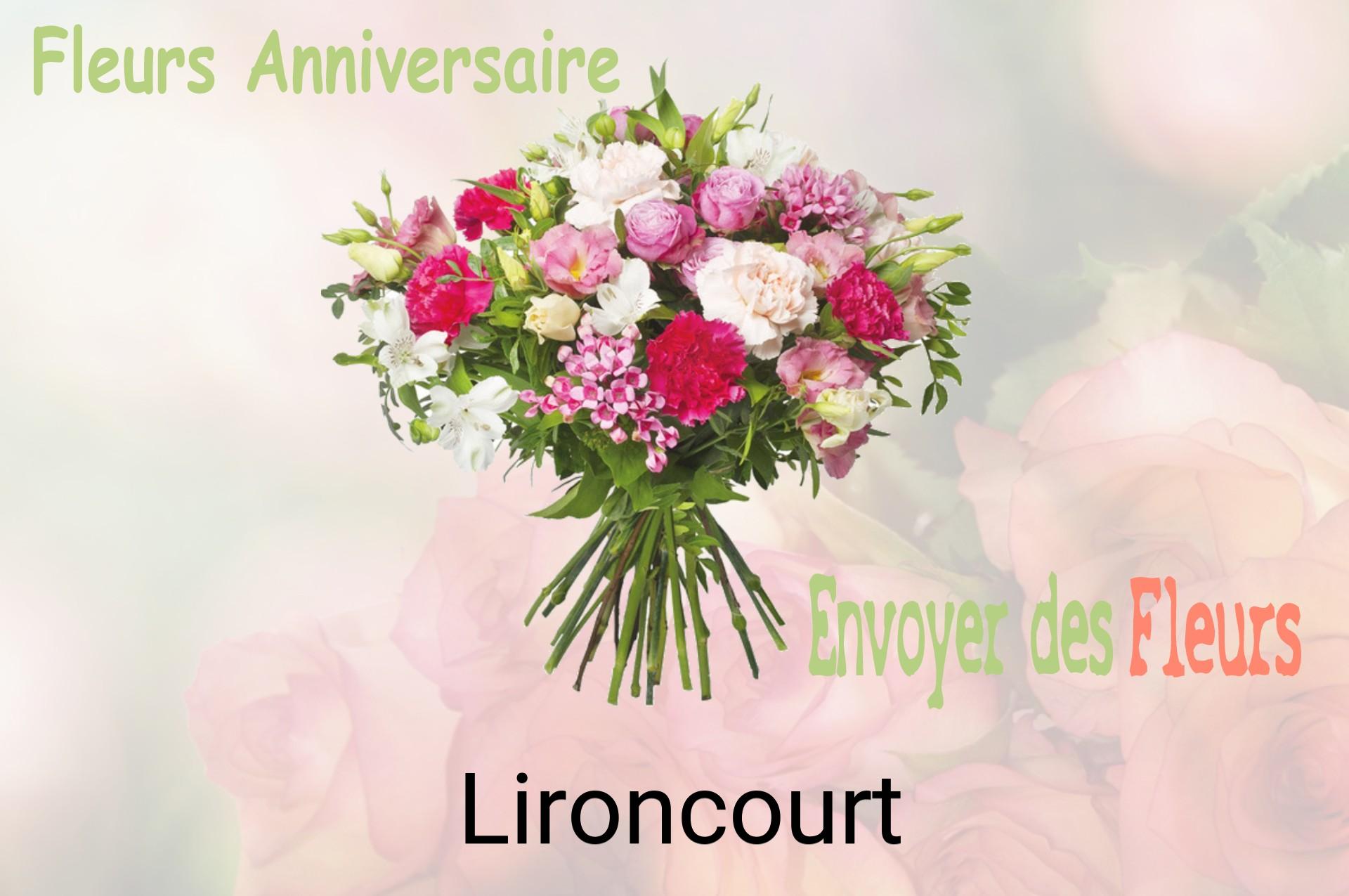 Bouquet de fleurs d’anniversaire livré à Lironcourt